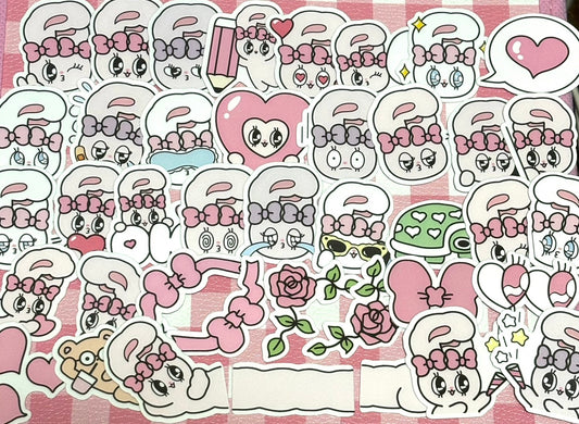 Esther Bunny 11, 40 pcs, stickers