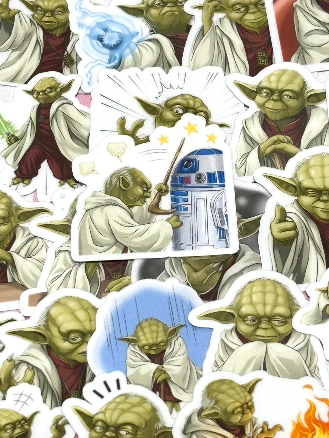 STAR WARS, 38 pcs, Yoda, Disney, stickers