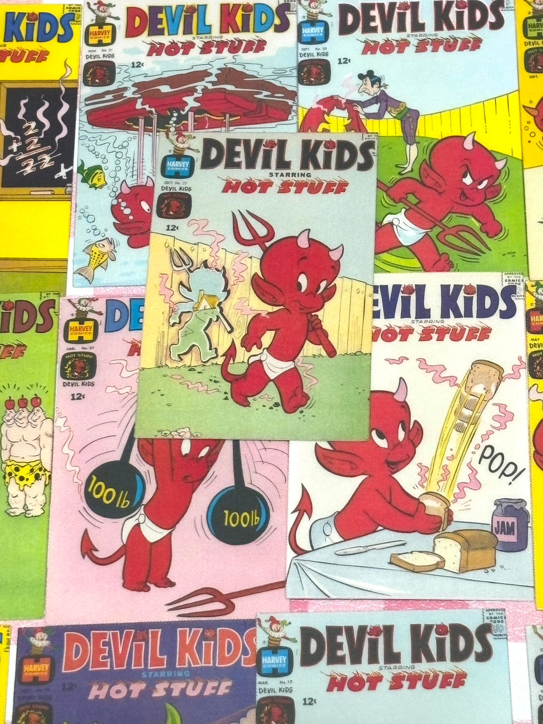 Hot Stuff, 18 pcs, Little Devil, stickers