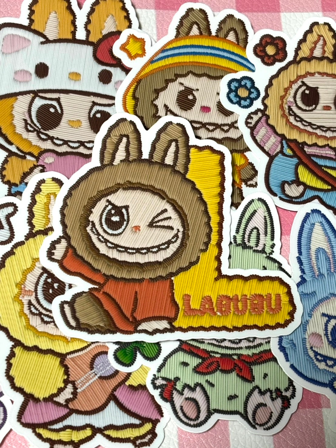LABUBU 3, 12 pcs, The Monsters, POPMART, stickers