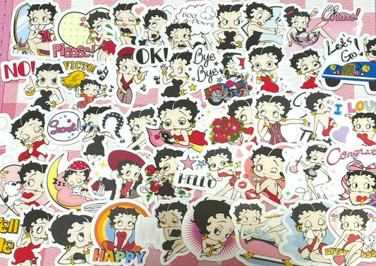 Betty Boop 1, 40 pcs, stickers