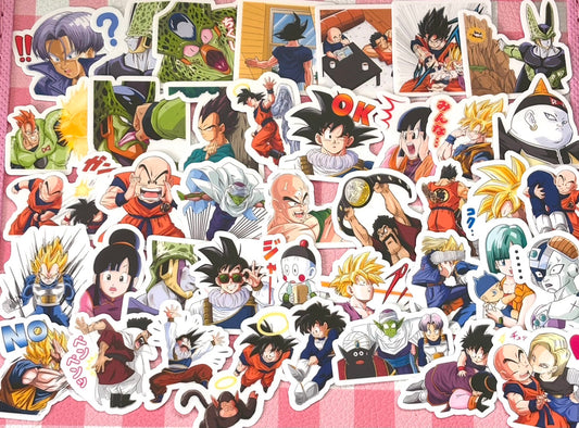 Dragon Ball 2, 40 pcs, DB, Arale, Akira Toriyama, stickers