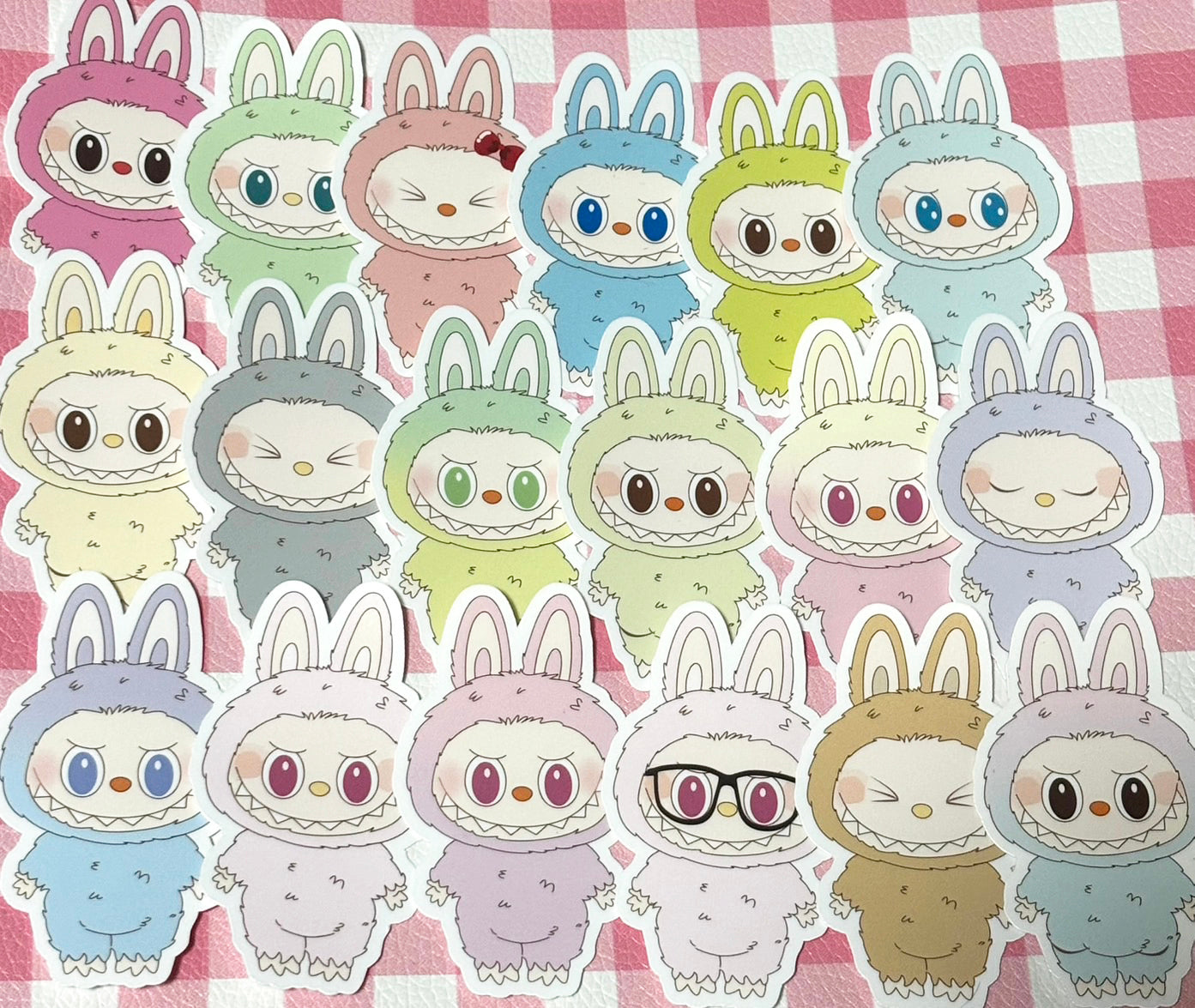 LABUBU 2, 18 pcs, The Monsters, POPMART, stickers