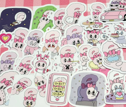 Esther Bunny 2, 24 pcs, stickers