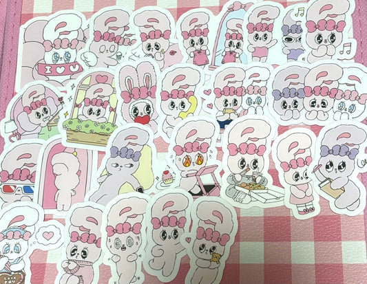 Esther Bunny 7, 24 pcs, stickers