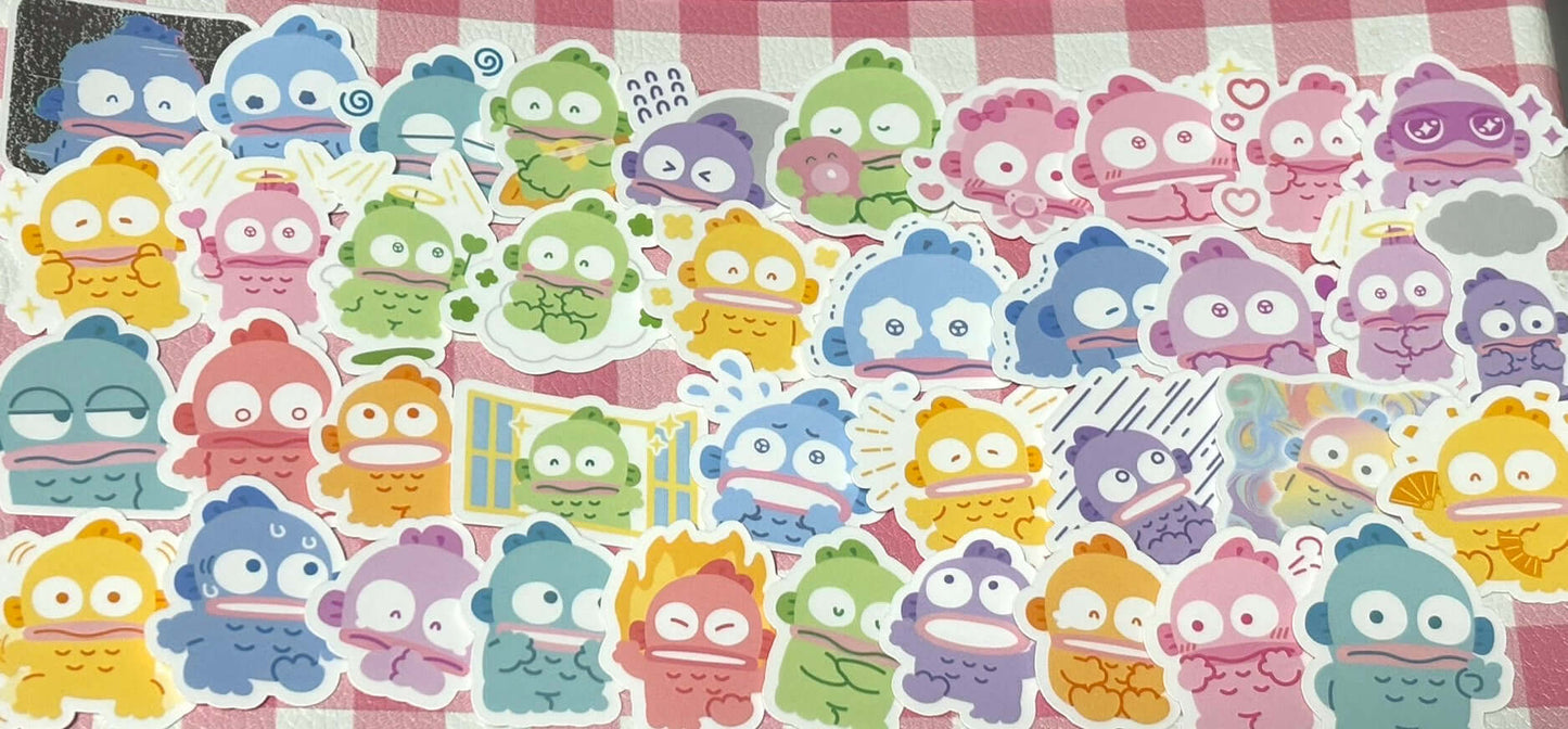 Hangyodon 7, 40 pcs, SANRIO, stickers