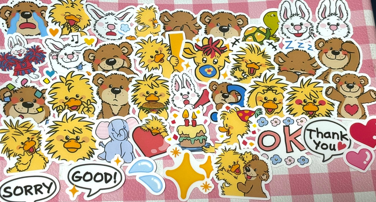 Suzy's Zoo 5, 40 pcs, stickers