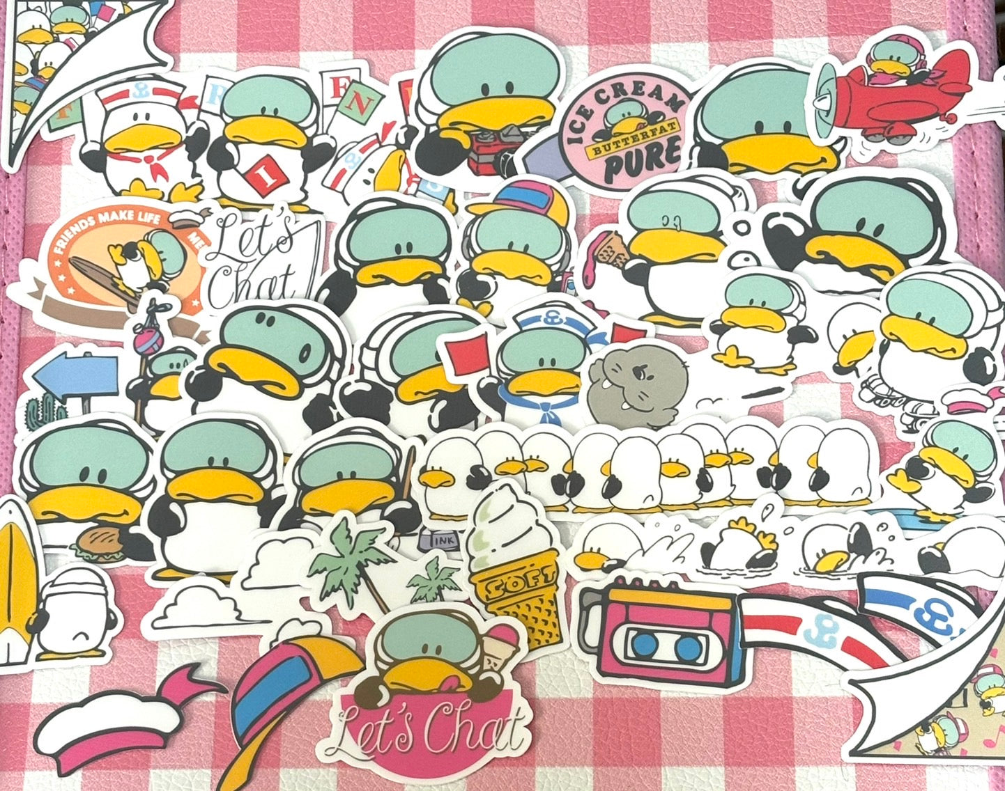 Let's Chat 2, 36 pcs, Showa Retro, Benjamin, stickers