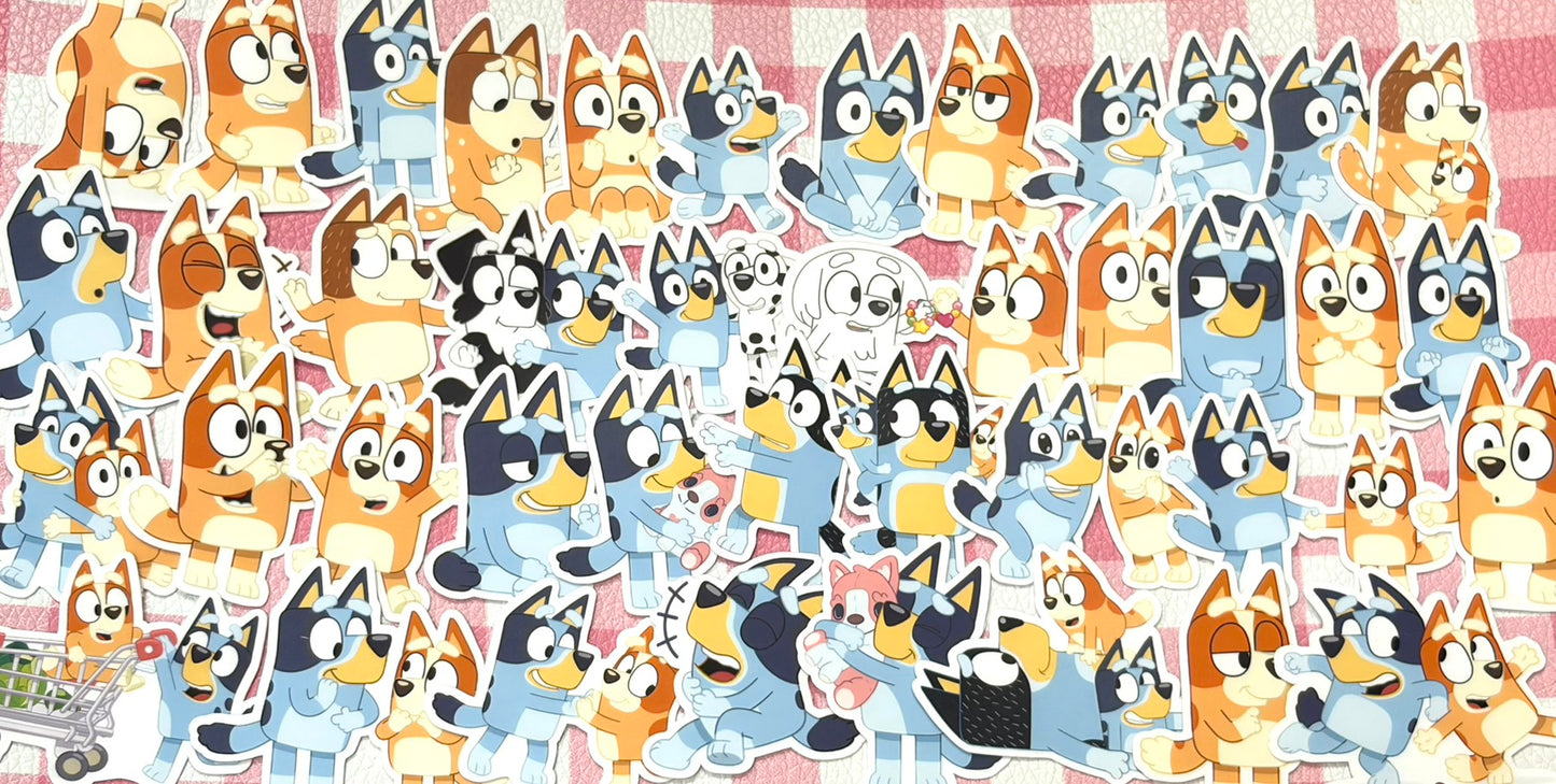 Bluey 1, 40 pcs, Disney, stickers