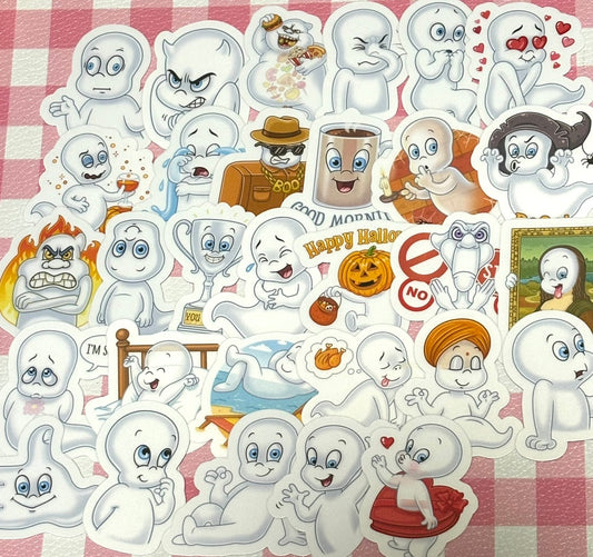 Casper, 30 pcs, stickers