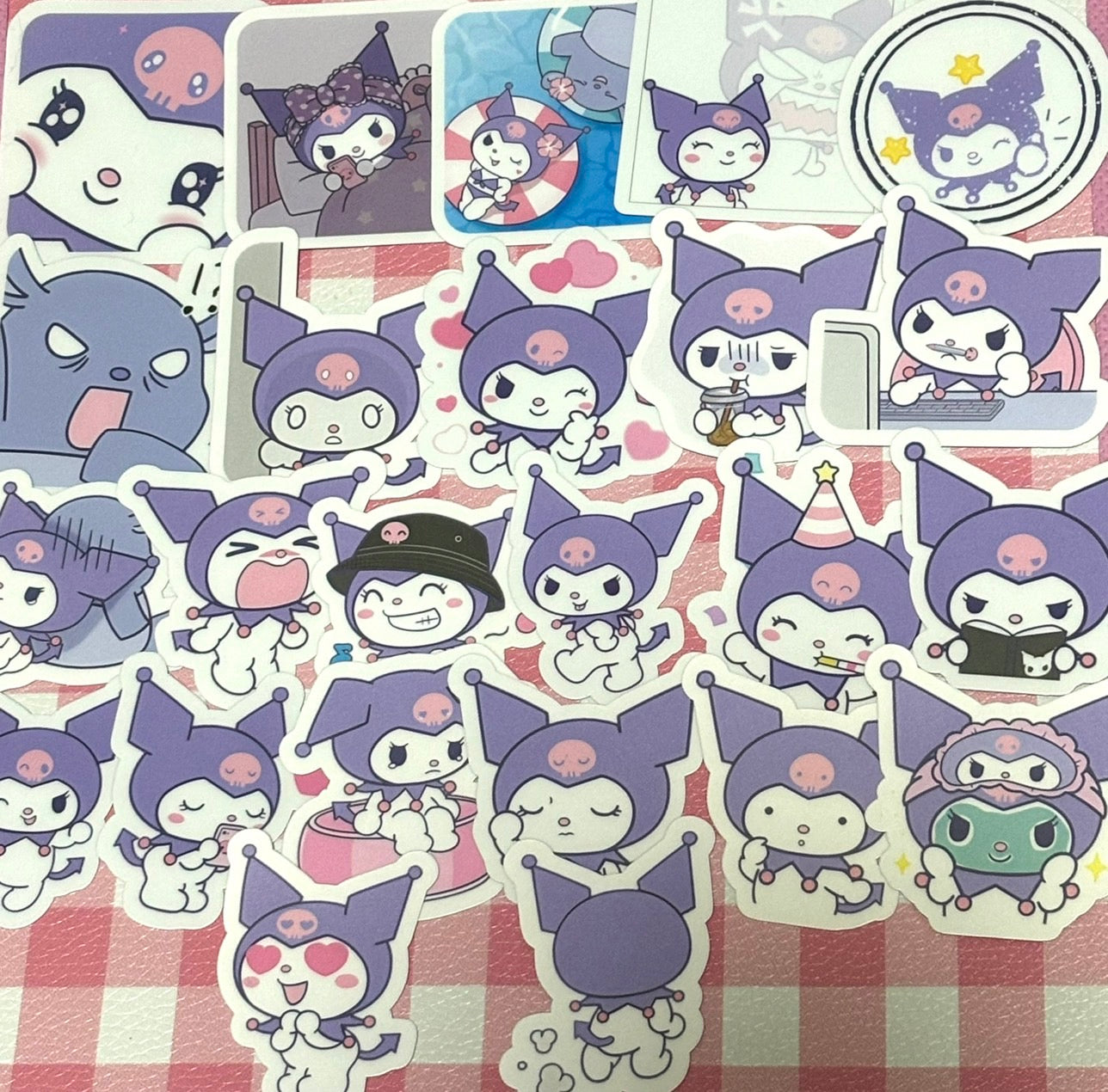 Kuromi 4, 24 pcs, SANRIO, stickers