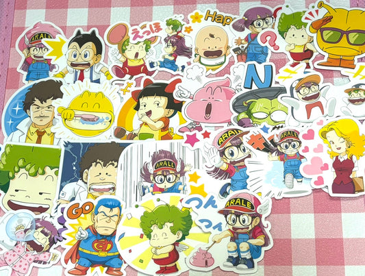 Dr. Slump 4, 24 pcs, Arale, Akira Toriyama, stickers
