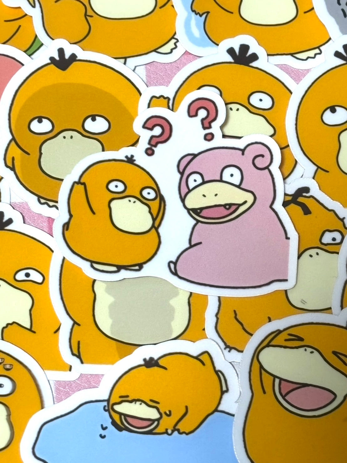 Pokemon 5, 24 pcs, Psyduck, stickers