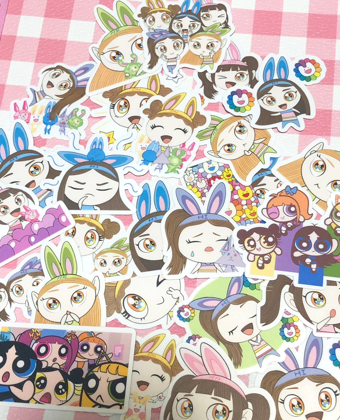 NewJeans 2, 26 pcs, NJ, NJZ, K-pop, MURAKAMI, stickers
