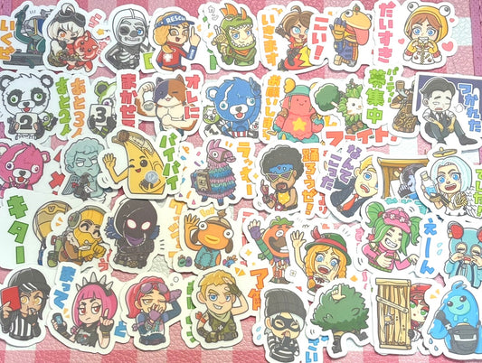 Fortnite 1, 40 pcs, stickers