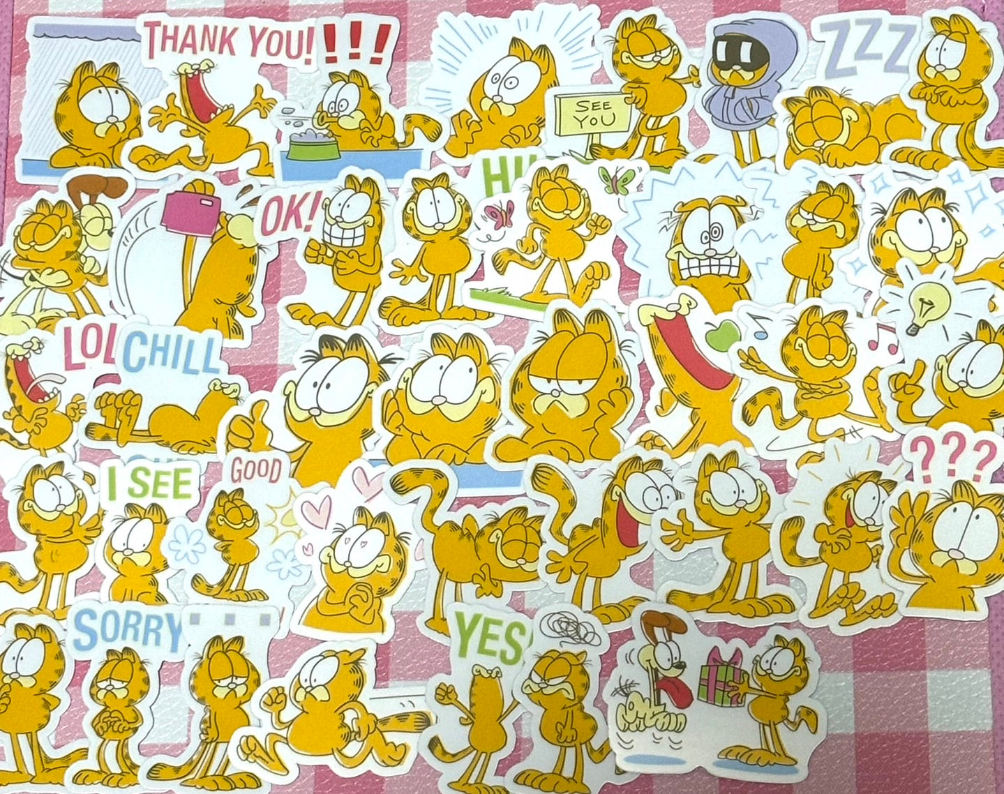 Garfield 4, 40 pcs, stickers, Cat