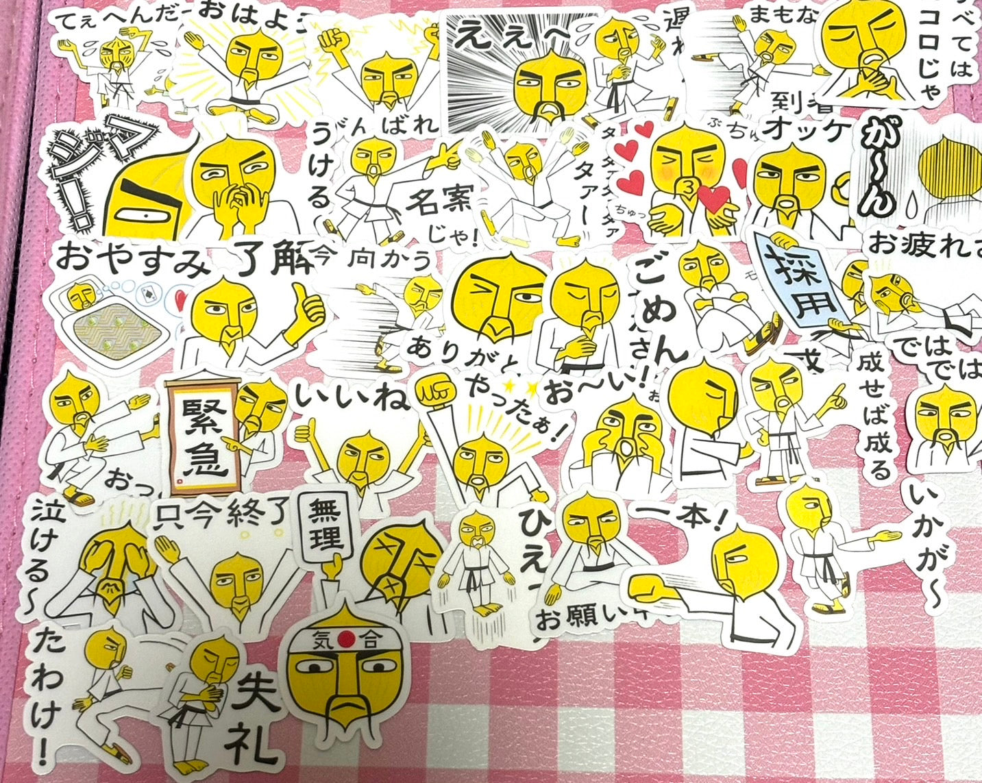 Parappa 4, 40 pcs, stickers, Master Onion