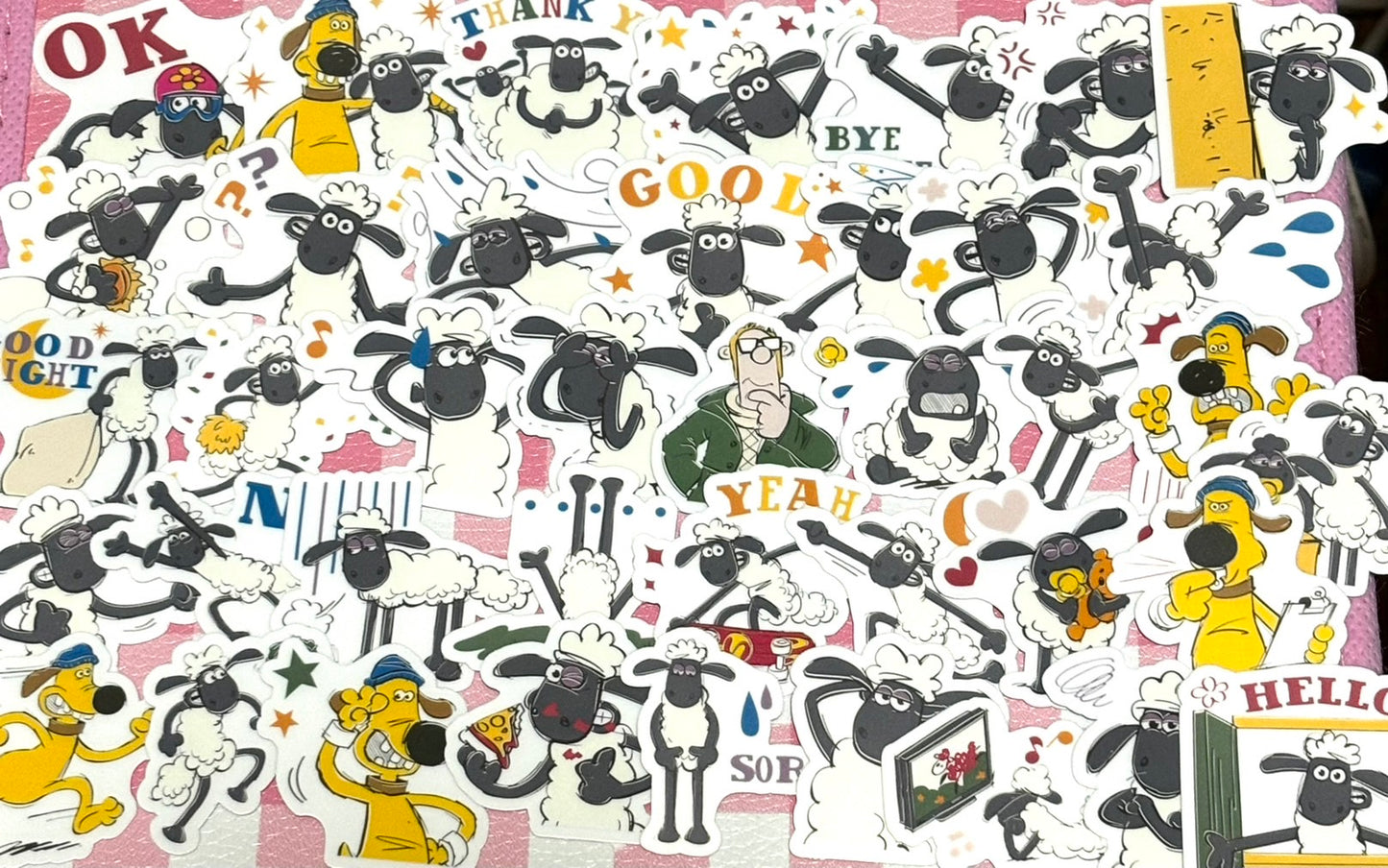 Shaun the Sheep 4, 40 pcs, stickers, Aardman