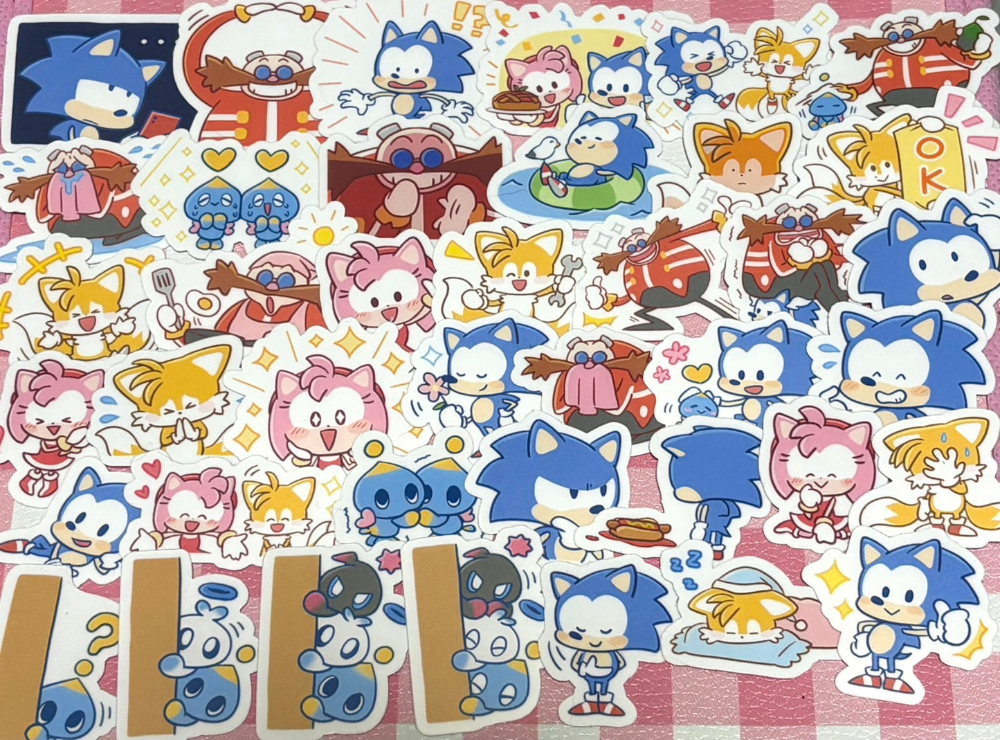 Sonic 2, 40 pcs, Stickers
