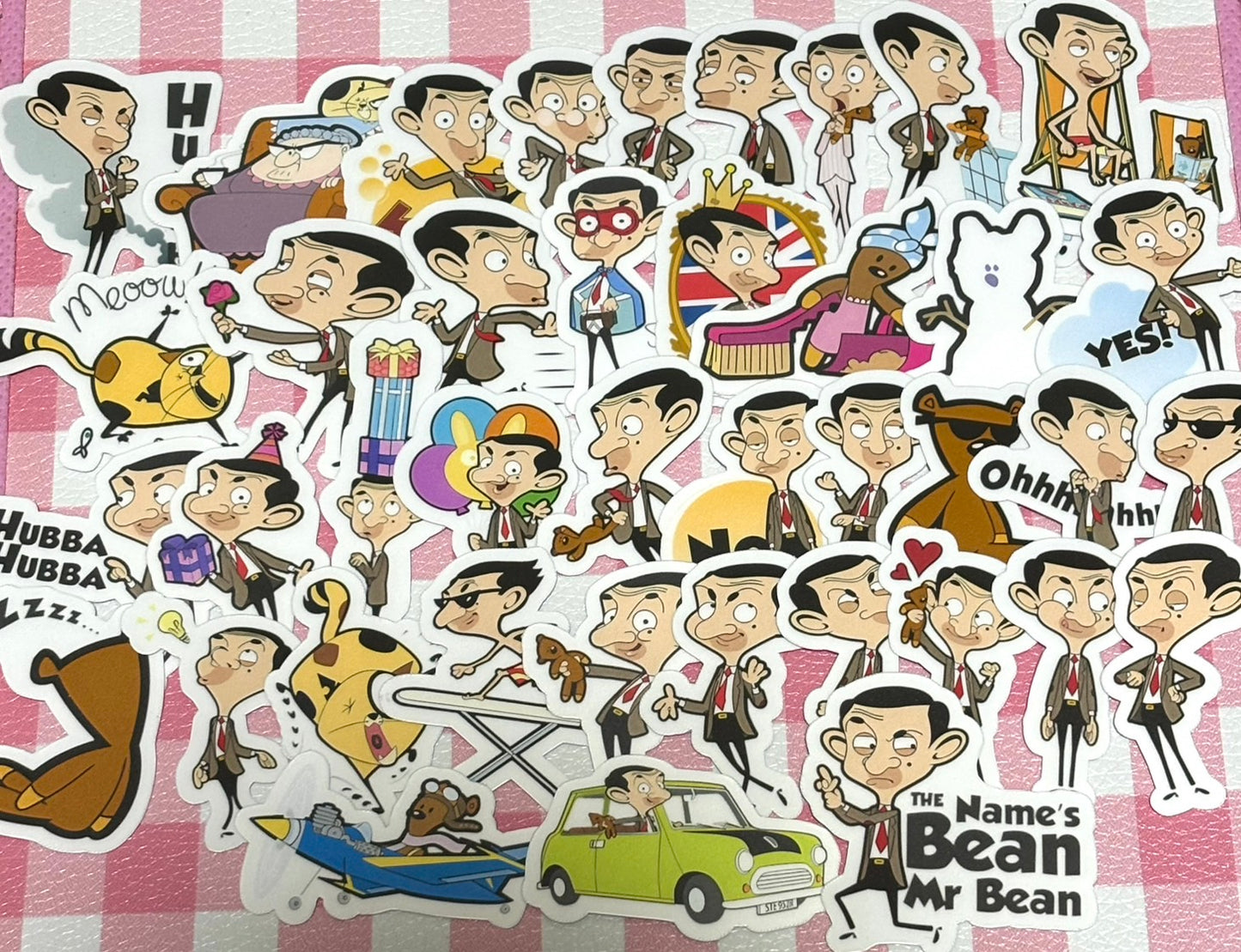 Mr. Bean, 40 pcs, Rowan Atkinson, stickers