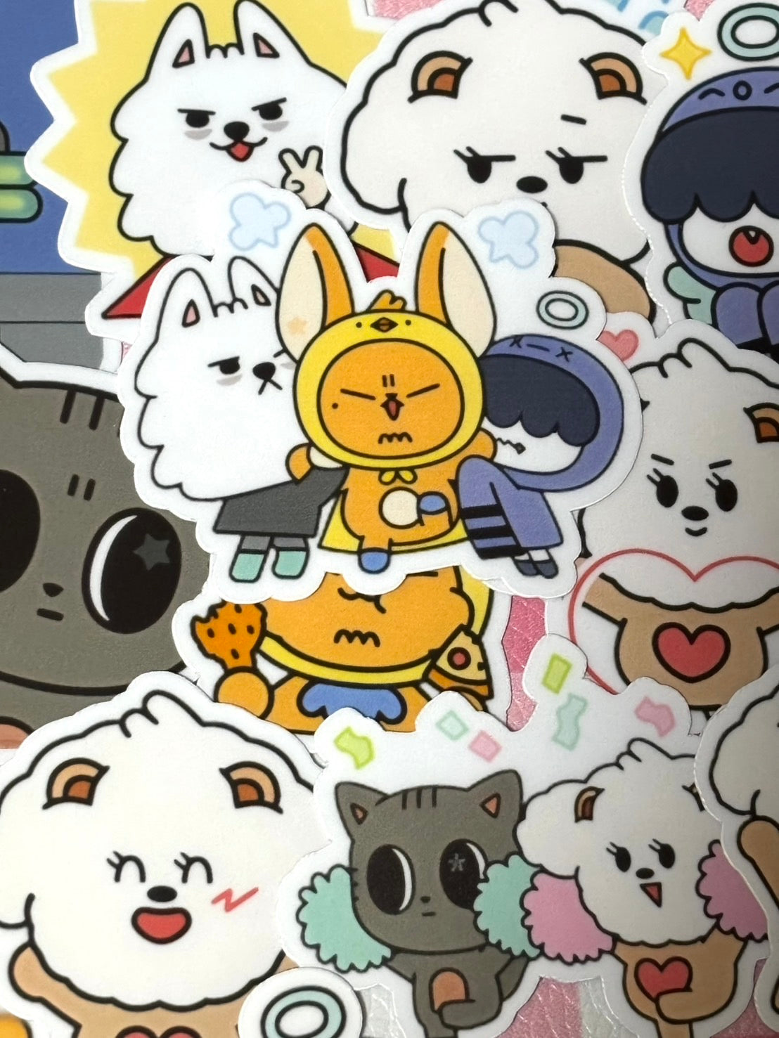 TXT, 24 pcs, TOMORROW X TOGETHER, PPULBATU, K-pop, stickers
