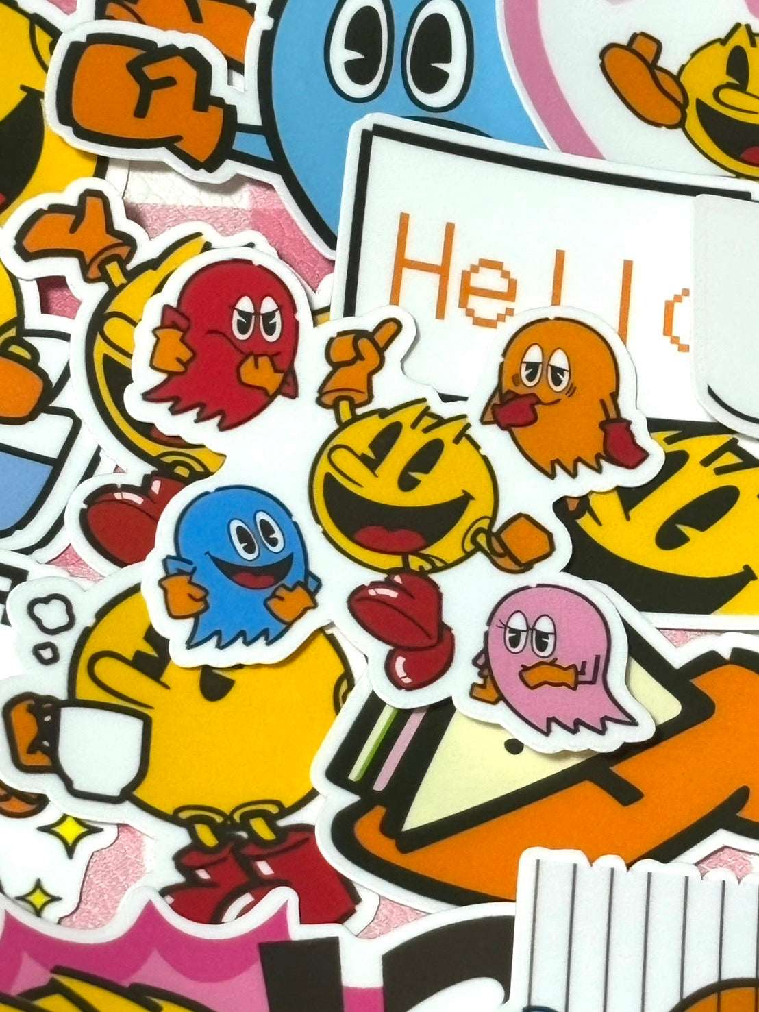 Pacman 2,  24 pcs, stickers