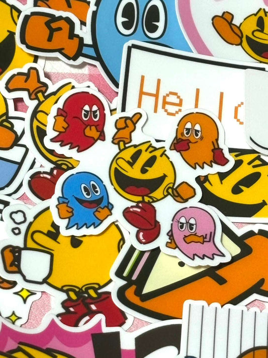 Pacman 2,  24 pcs, stickers