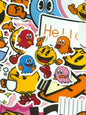 Pacman 2,  24 pcs, stickers