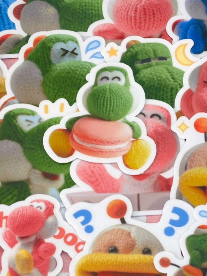 Mario 2,  24 pcs, Yoshi, stickers