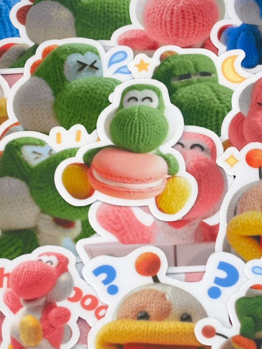 Mario 2,  24 pcs, Yoshi, stickers