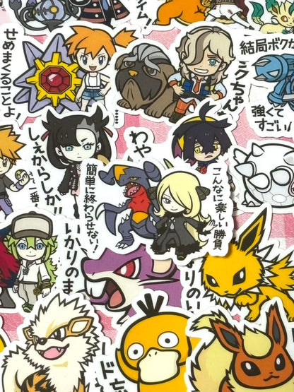 Pokemon 8, 40 pcs, stickers