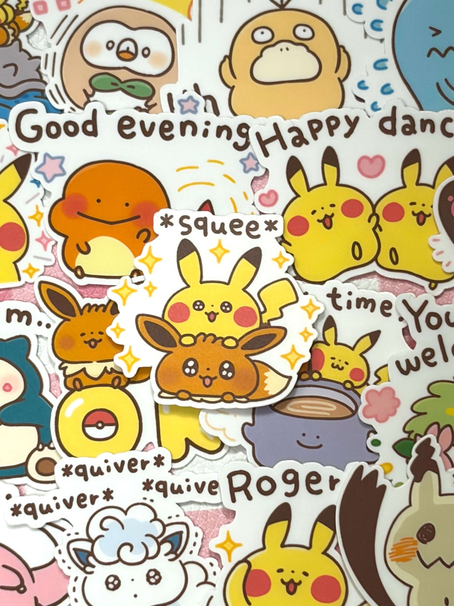 Pokemon 9,  40 pcs, Kanahei, stickers