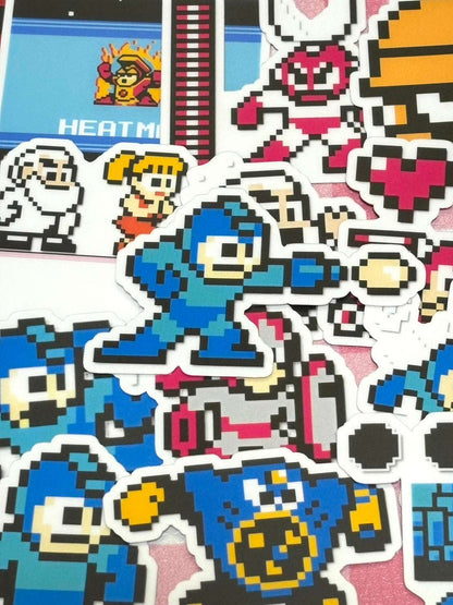 Megaman 1,  24 pcs, stickers