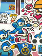 Megaman 1,  24 pcs, stickers
