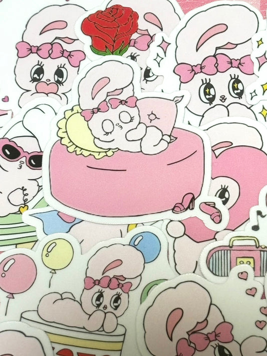Esther Bunny 10, 24 pcs, stickers