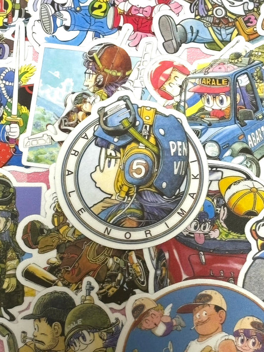 Dr. Slump 7, 18 pcs, Arale, Akira Toriyama, stickers