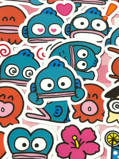 Hangyodon 1, 40 pcs, SANRIO, stickers
