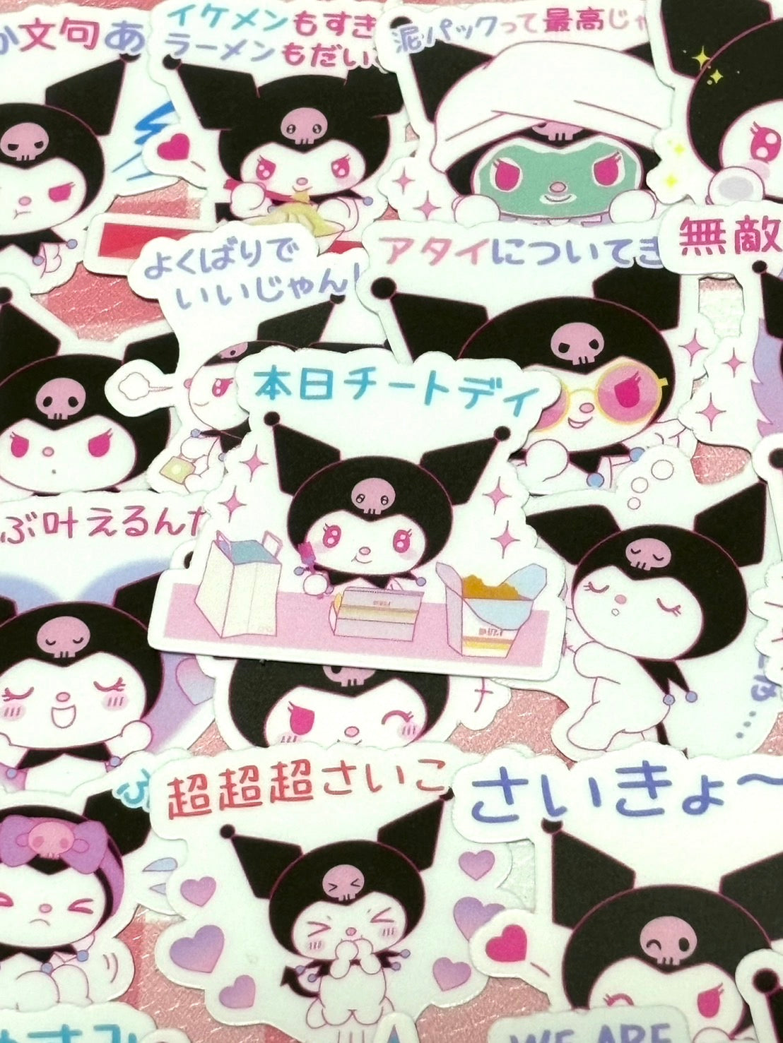 Kuromi 3, 40 pcs, SANRIO, stickers