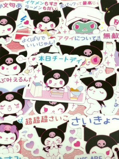 Kuromi 3, 40 pcs, SANRIO, stickers