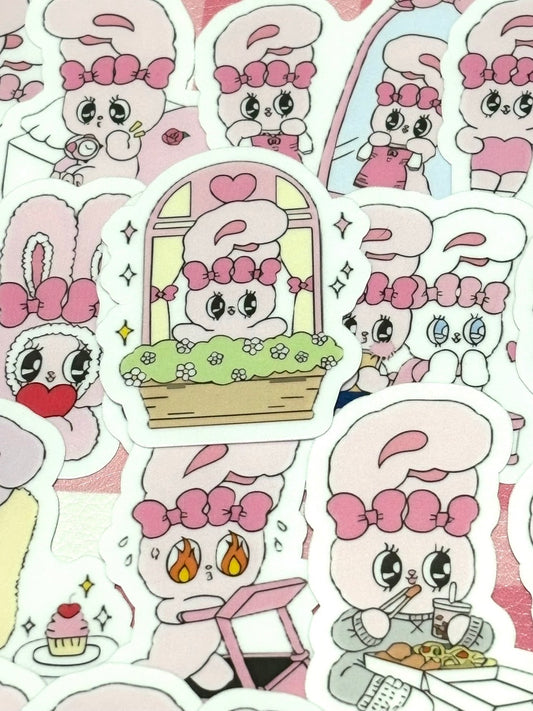 Esther Bunny 7, 24 pcs, stickers
