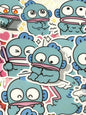 Hangyodon 9, 32 pcs, SANRIO, stickers
