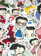 Betty Boop 2, 24 pcs, stickers