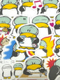 Let's Chat 6, 24 pcs, Showa Retro, Benjamin, stickers