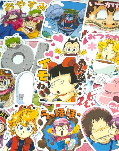 Dr. Slump 2, 24 pcs, Arale, Akira Toriyama, stickers