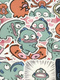 Hangyodon 4, 40 pcs, SANRIO, stickers