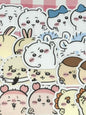 Chiikawa 2, 32 pcs, Hachiware, Usagi, Momonga, stickers
