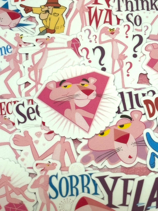 The Pink Panther 1,  40 pcs, stickers
