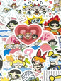 The Powerpuff Girls 1,  40 pcs, Cartoon Network, stickers