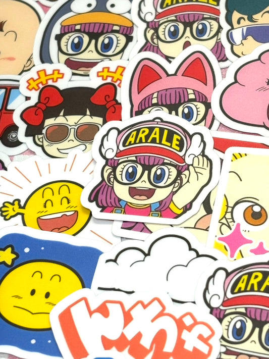 Dr. Slump 3, 40 pcs, Arale, Akira Toriyama, stickers