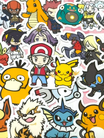 Pokemon 8, 40 pcs, stickers